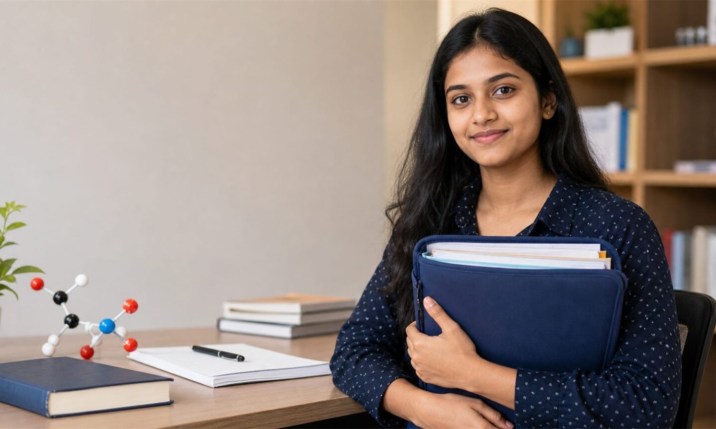 Indian B.Pharm applicant preparing documents for IPU Round 2 counselling 2026