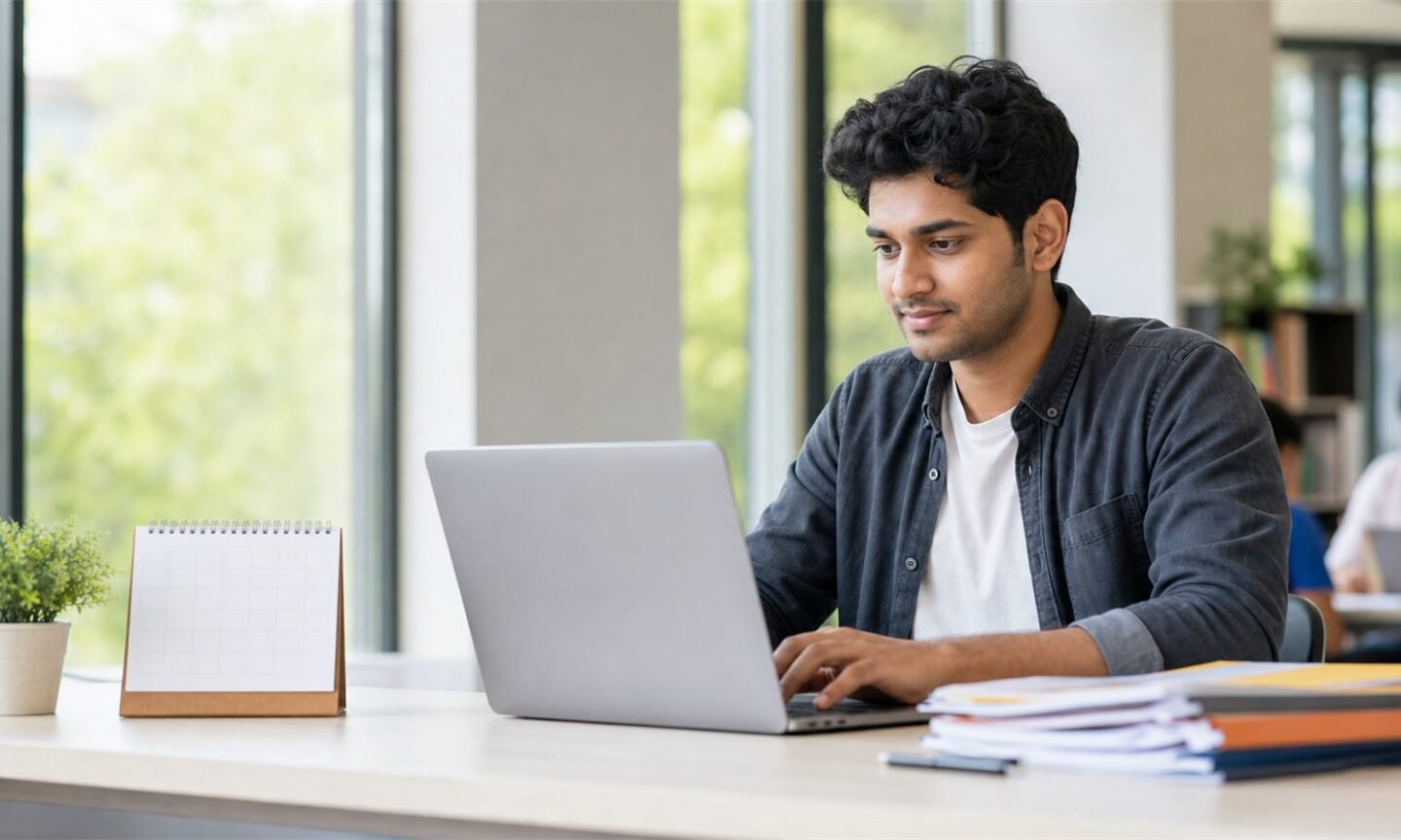 Indian postgraduate applicant completing IPU CUET PG registration before the July 25 deadline