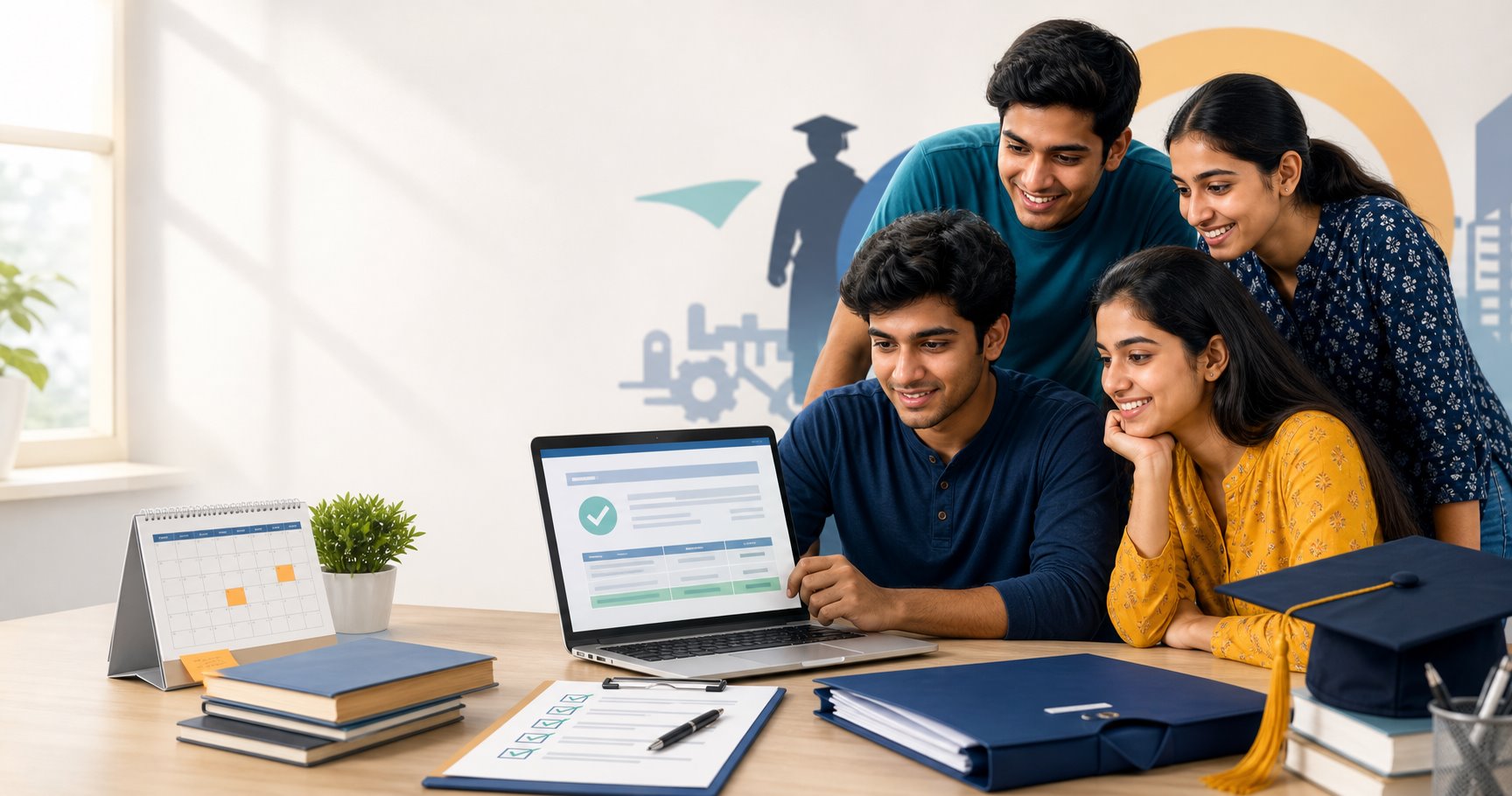 Students checking the JoSAA 2026 Round 5 seat allotment result and online reporting checklist
