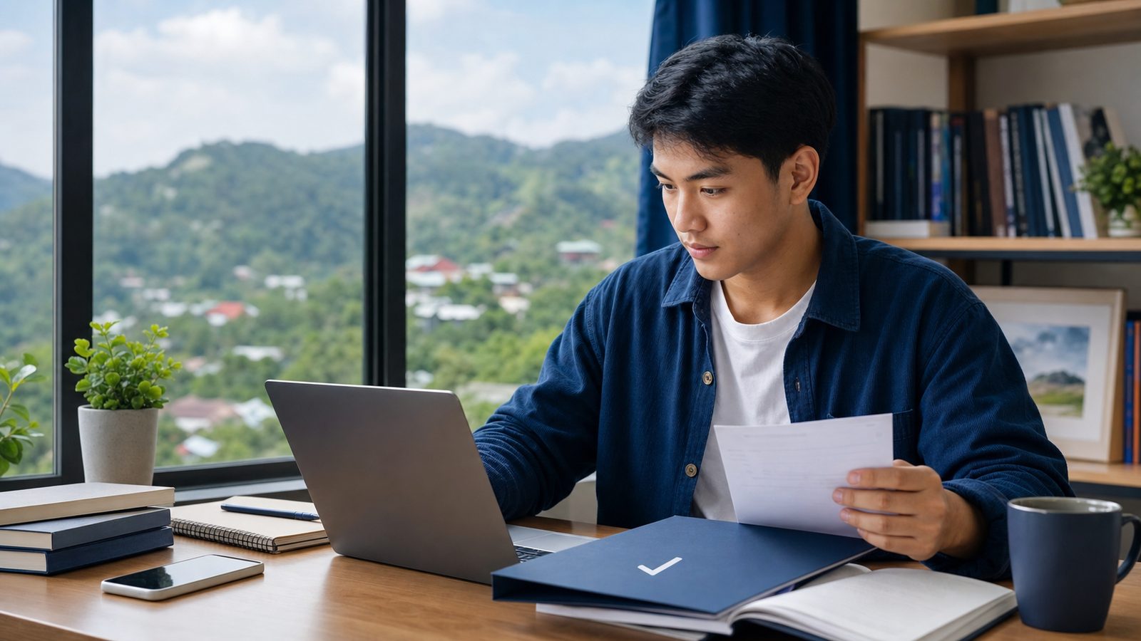 Nagaland student preparing a Post-Matric ST Scholarship application for the 2026-27 academic session