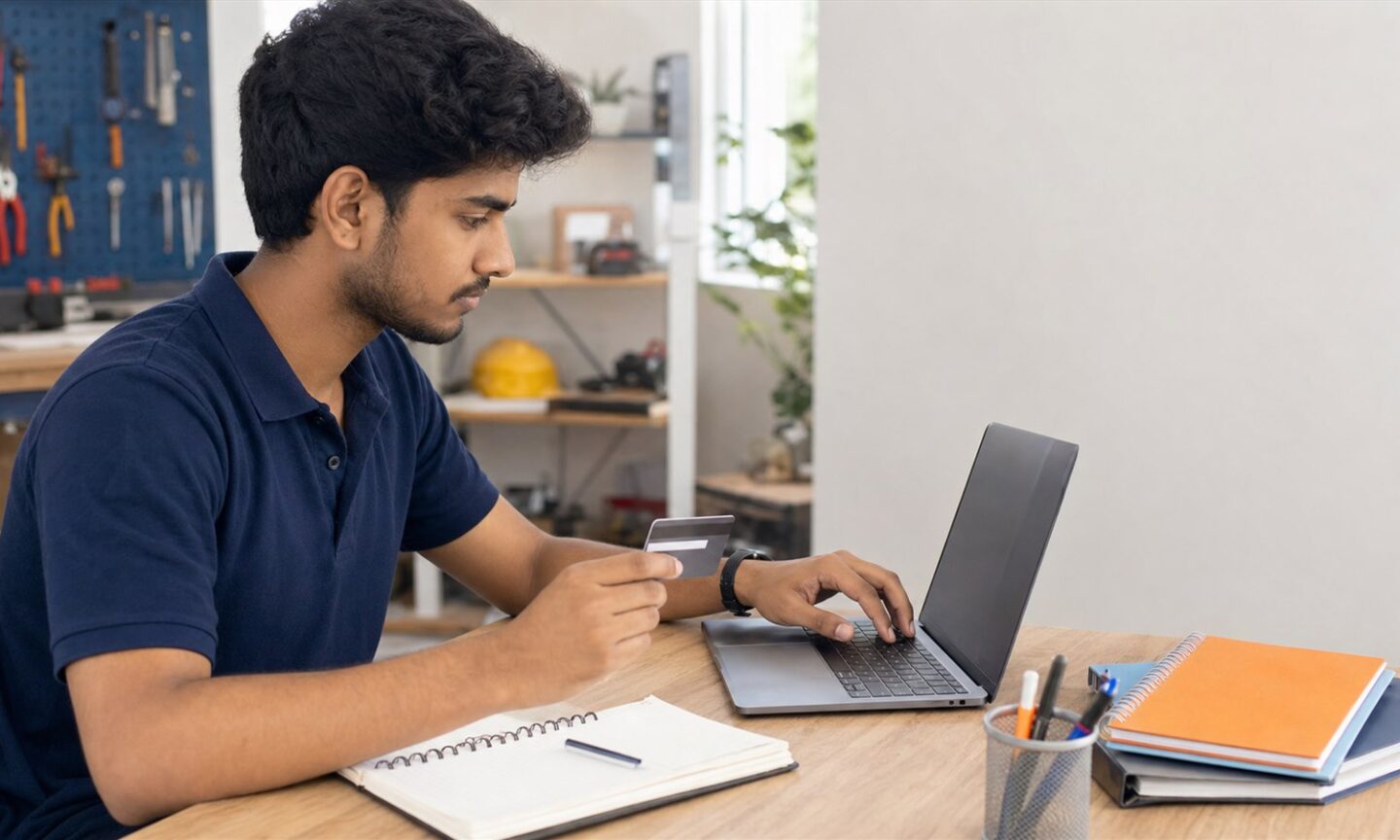 NIOS vocational learner completing October-November 2026 examination fee payment online