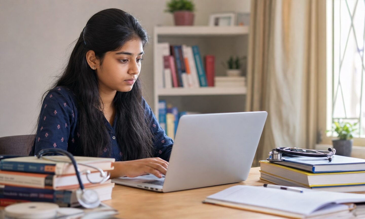 Medical aspirant checking Tamil Nadu MBBS BDS reopened application window online
