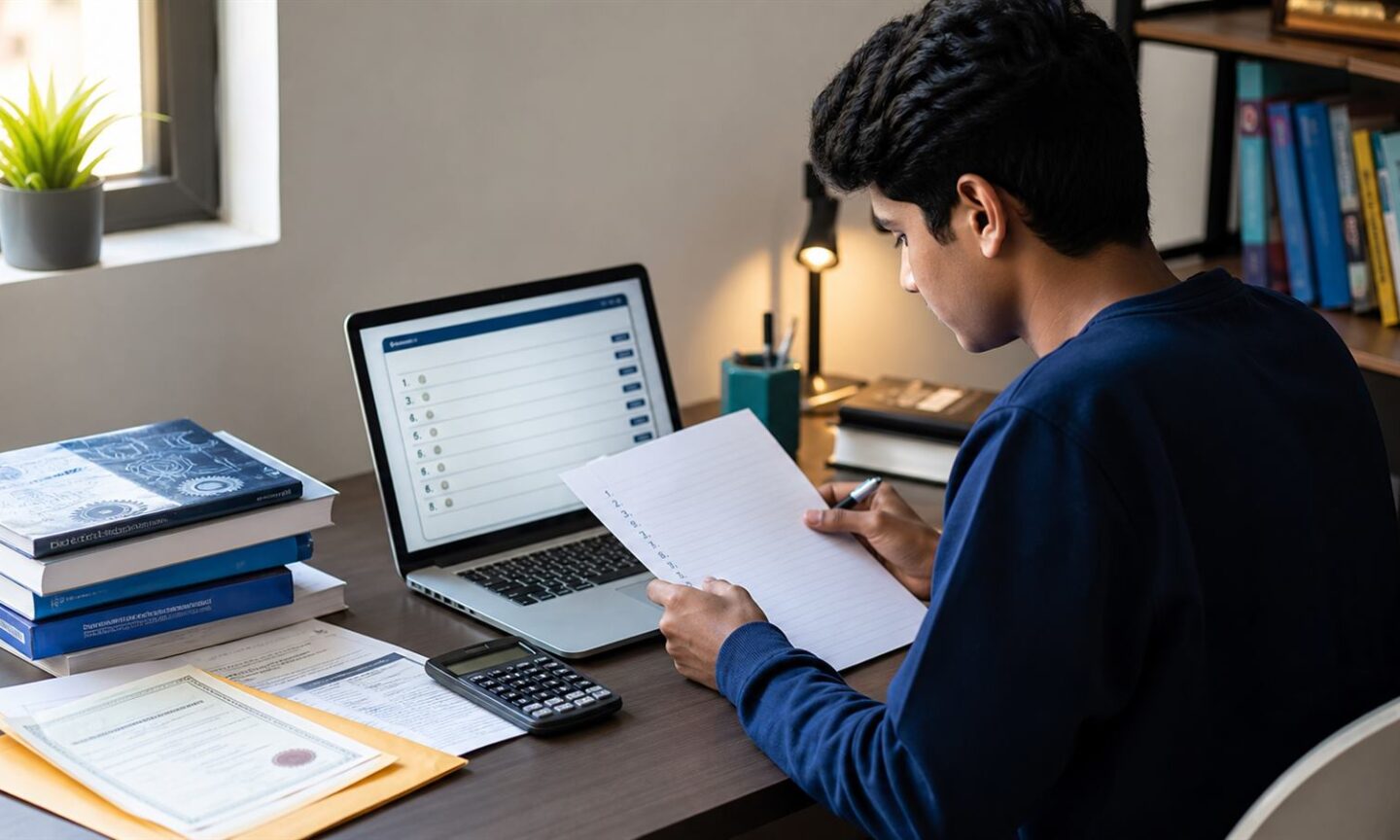Tamil Nadu engineering applicant arranging college preferences for TNEA 2026 Round 1 choice filling