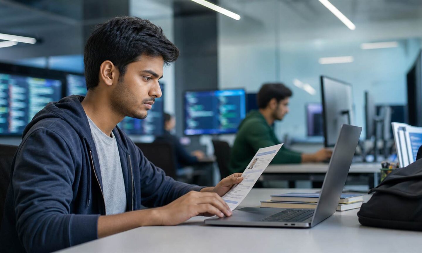 MCA applicant uploading a NIMCET scorecard to the University of Hyderabad portal