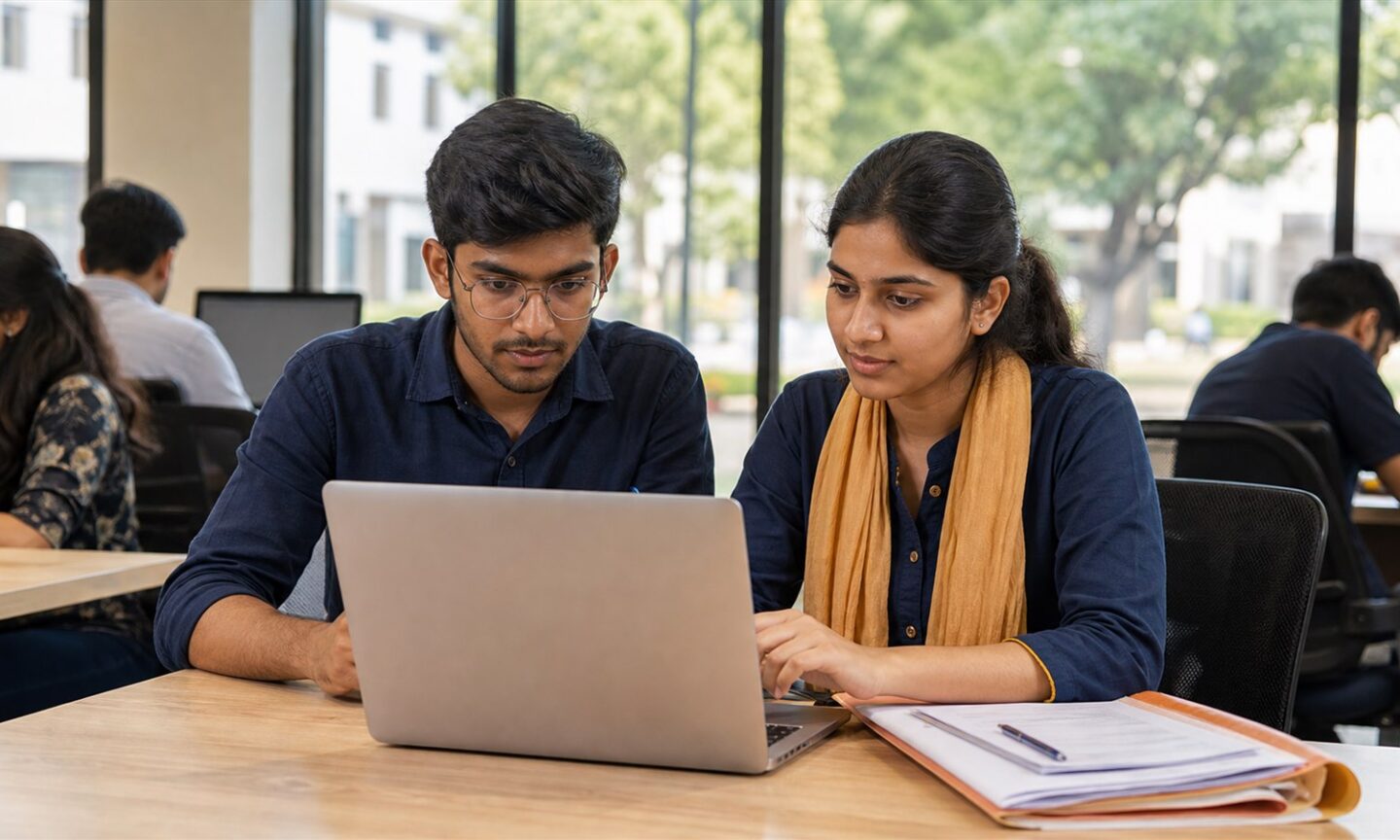 Indian postgraduate applicants completing the CUAP Non-CUET online admission form